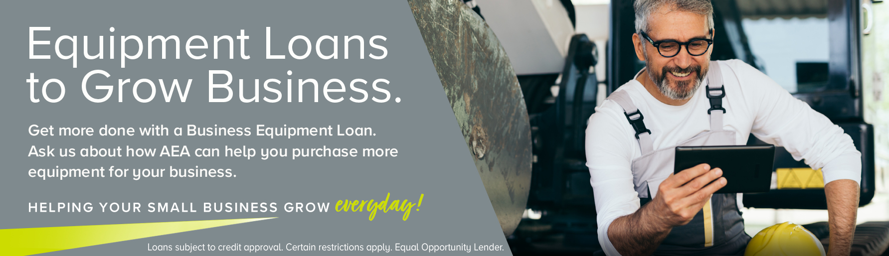 Business Equipment Loans as low as 1.99% APR